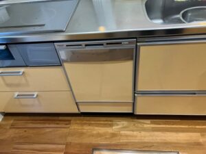 愛知キッチン取付け隊　スライドオープン食洗機の取替　施工後